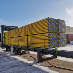 Container loading equipment