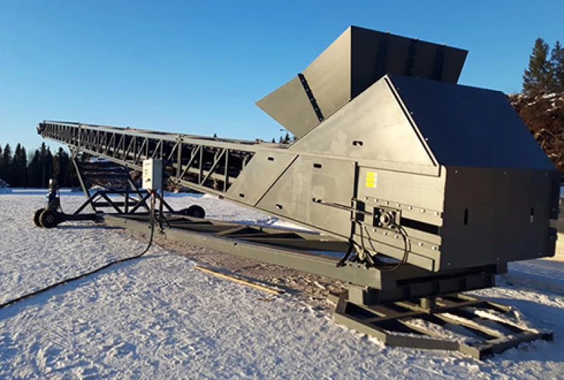 Mobile belt conveyor