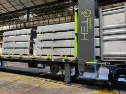 Automated container loading of steel products