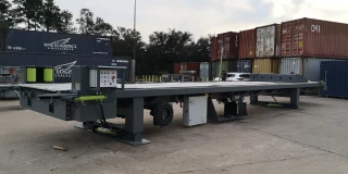 ISO standard container unloading system