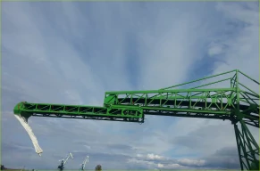 Ship loader at port