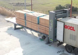 Container loading of sawn wood