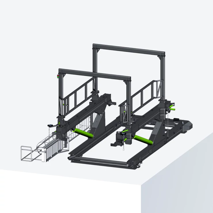 Container tilting equipment 3D icon