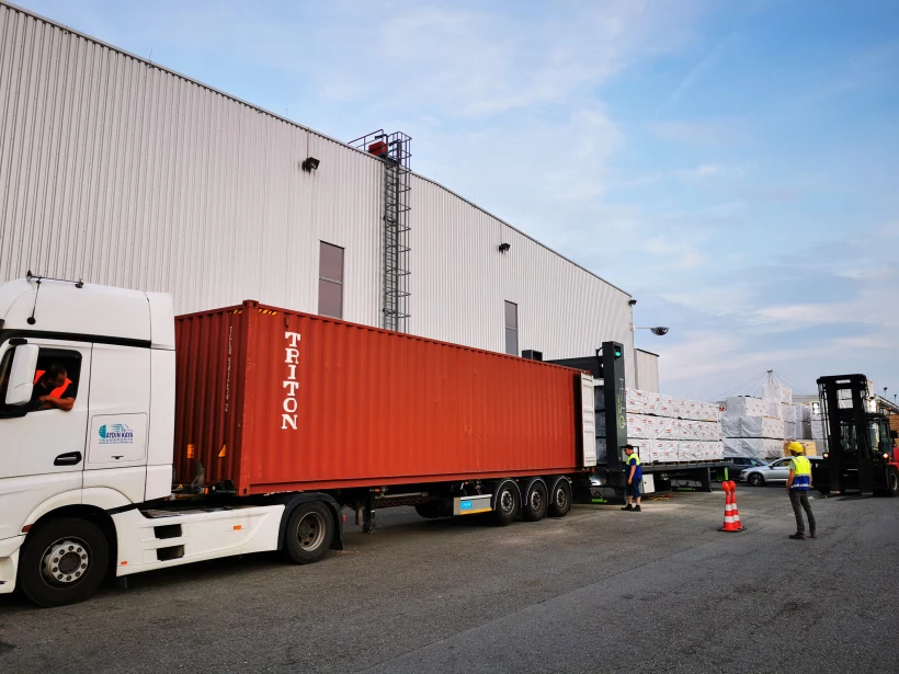 Container loading system at Stora Enso