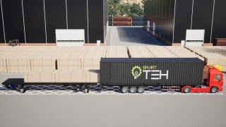 Container unloader